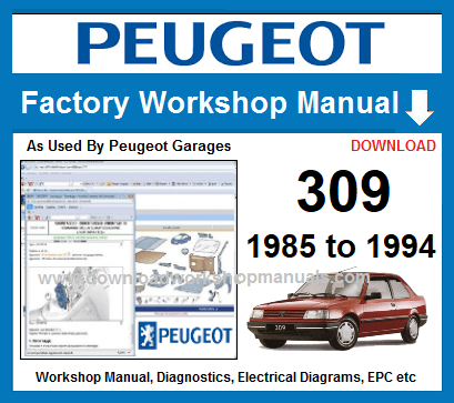 Peugeot 309 Service Repair Manual Download